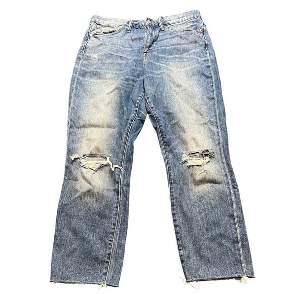Madewell the high rise‎ slim boyjean jeans pants distressed size 30 - Picture 1 of 7